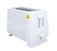 COMPACT 2 Toother en Acier Inoxydable avec 6 Plans d'ombre et Plateau de Miettes Amovibles, pour les Bagels et le Pain, Maison Idéale (Plug 220V EU)
