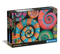 Clementoni Compact 500 pièces - Colorboom Curly Tails