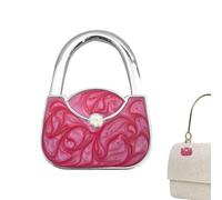 Compact Bag Hanger, Tabletop Purse Hook Stand, Folding Anti Slip Handbag Support Tool, Lightweight Stainless Carry Hook System, Modern Utility Style Design, Travel Camping Use