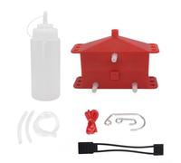 Compact Bike Chain Cleaning Brush 20x10x6cm Red(Red)