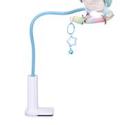 Compact Bird Perch, Tabletop Parrot Toys, 8.85 inches Non-Slip Colorful with Bell 300g, Parakeet Cage Accessories for Conure Lovebirds, Small Breed Play, Training Toy
