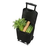 Compact Cart Carrier, Quiet Rolling Bag, Foldable Wheel Trolley, Spacious Supermarket Beach Travel Organizer, Reliable Camping Garden Moving Utility Gear, Shopping Tool for Seniors, Women, Men