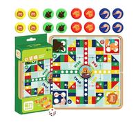 Compact Chess Board, Foldable Magnetic Set, Portable Flying Game, Built-in Magnet Pocket Tabletop, Travel Family Entertainment Activity, Board Game for Friends, School, Home