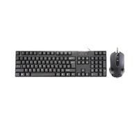 Compact Clavier Souris Clavier Filaire USB D'ordinateur Keboard for Ordinateur Portable Ergonomique Multimédia