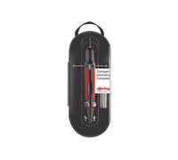 rOtring Compact, compas de géométrie avec réglage précis par un guide axé, diam. Max. 360 mm G