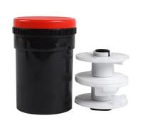 Compact cuve de développement pour Les 2 Films développant la Bobine en Spirale du réservoir de Traitement 2 pour Le Traitement en Chambre Noire 120 135 35mm 36EXP négatif Film Developing Tank