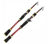 Compact de truite de carbone tige de la tige de pêche rouges de pêche rouges Poids 7-28 g M Puissance d'alimentation de la canne à pêche de pêche à pêche à pêche de la tige de canne de pêche voyage 8m