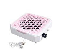 Compact Dust Nail Collector, Portable Nail Vacuum, High Suction Cordless Motor with Low Noise, Rechargeable Collection Device, Compact Filter Chamber Build, Salon Grade Cleanup Tool, Manicure Use