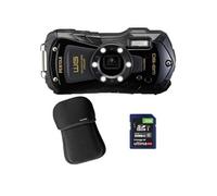 Compact étanche WG-90 Noir + Etui + SD 8 Go