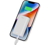 Compact External Battery 9000 Mah Portable Charger With Built-In Cable, Mini Power Bank Compatible With Iphone 14/14 Plus/14 Pro /13/13 Mini/13 Pro /12/12 Mini/12 Pro/11/Xr/Xs/X/8/7/6