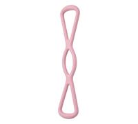 Compact Fitness Band, Figure 8 Arm Resistance Exerciser, with 10cm Anti Slip Grip Workout Band with Strong Elastic Cord, Flexible Muscle Toning Equipment, for Yoga Pilates Home Workout Gear Travel