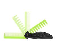 Compact Hair Brush - Foldable Comb for Use | Sl inish with Secure Hinge, Gentle Bristles & Slim Profile for Men, Women, Birthday and Everyday Grooming 22x4cm