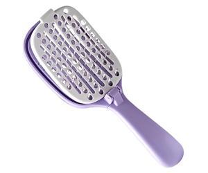 Compact Hair Brush - Lightweight Folding Comb | Pop Brush for All Type of Hairs, Massage Hairbrush for Women, Retractable Hair Comb, Self Cleaning Brushes with Detangling Bristles