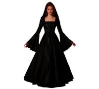 Compact Halloween Witch, Costume Horror Holiday, Dress-up Multipurpose