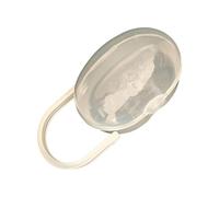 Compact Holder - Pacifier Case for Travel | Clear with Portable Container