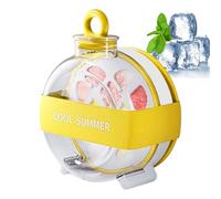 Compact Ice Maker - Water Bottle Tray Mold, Easy Release Freezer Tool, Reusable Drink Cooling Accessory, Kitchen Station Functional Style, Ice Mold for Coffee, Whiskey, Soda