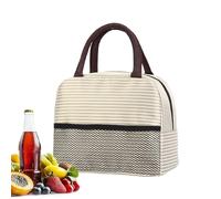 Compact Insulated Bag - Lunch Carry Tote, Reusable Meal Bag, Maintains Fresh Food for Everyday Eating, Lightweight Spill Resistant Design with Thermal Layer, Compact Food Storage for Meal Planning