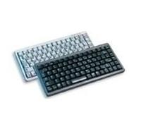 CHERRY Compact Keyboard G84-4100, disposition allemande, clavier QWERTZ, clavier filaire, design compact, mécanique ML, gris clair