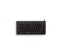 Compact-Keyboard G84-4100 - Clavier - PS/2, USB - Allemand - noir