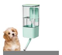 Compact Pet Waterer - Cage Mounted Bowl for Easy Refilling | Food Grade PC PP with Stainless Steel Spout, Top Fill System, Transparent Design, Spill Proof Drinking Solution, Home Living Room Use