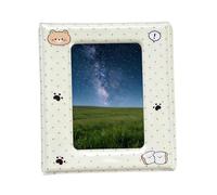 Compact Photo Album - Card Binder for Growth Memories | Clear Portable Build with Easy Insert, Double-Sided Organizer Book, Cute Home Decor Accessory for Kids Family Christmas Birthday New Year Travel