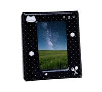 Compact Photo Album - Card Binder for Growth Memories | Clear Portable Build with Easy Insert, Double-Sided Organizer Book, Cute Home Decor Accessory for Kids Family Christmas Birthday New Year Travel