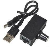 Compact pour contrôleur de ventilateur PWM pour appareils 12 V à 4 fils, convertisseur USB-C vers 12 V Boost pour une régulation précise du flux d'air, unité de commande portable