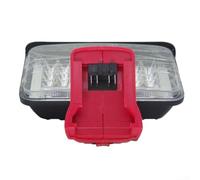 Compact pour lampe de travail sans fil 18 V avec luminosité réglable, deux ports de charge et design robuste pour les professionnels (7,6 cm)
