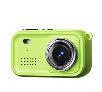 Compact pour mini porte-clés caméra avec résolution 1080p 30fps capture vidéo LCD 1,47" et port de charge de type C (vert)