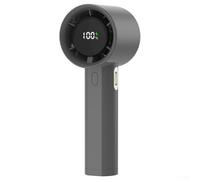 Compact pour mini ventilateur USB avec batterie rechargeable de 3000 mAh, capacité de charge USB et base à angle réglable pour une distribution ciblée de flux d'air (B)