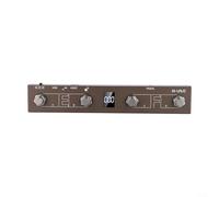 Compact pour MVAVE pour contrôleur MIDI, pédale rechargeable avec 4 boutons, idéal pour une connectivité USB transparente dans les performances musicales (marron)