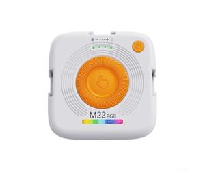 Compact pour selfie léger 7,6 cm ABS pour des appels vidéo durables (blanc) | Batterie rechargeable par USB, 3 modes d'éclairage, tons chauds naturels froids, longue durée de vie, pas besoin de câbles