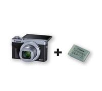 Canon Appareil photo compact PowerShot G7X Mark III pour vlogging + 2e batterie Argent