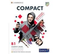 Cambridge – Compact Preliminary for Schools – Student's Book sans corrigés – Pack num. – 2e éd.