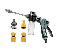 Compact Pressure Washer - Lightweight Water Sprayer for Home Use | High Performance Spray with Multiple Attachments and Easy Carry Handle Ideal for Vehicles Outdoor Surfaces Tasks 15.75x5.51in