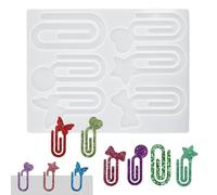 Compact Resin Mold, Portable Bookmark Maker, Secure Silicone Casting Tool, Paper Clip Book Craft Organizer, Creative Hobby Gear for Students, Teachers, Women, Men, Teens, 20 x 13,5 x 4 cm