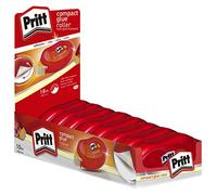Pritt Roller de colle non permanente Compact, 8,4 mm x 10 m (boîte à suspendre)