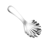 Compact Short Handle Tablespoon, Vintage Shell Spoon, 3.86x1.65in Stainless Steel Dessert Spoon Set, Decorative Dining Utensil, Coffee Kitchen Restaurant Hotel, Jars Ice Cream Appetizers Camping Fruit