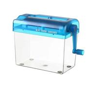 Compact Shredding Machine Office Supplies | Small Shredder | Desktop Hand Crank Shredder Paper Cutting Tool for Adults Students Teacher School Classroom Bills Receipts Mail