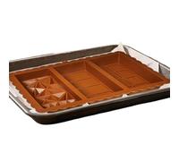 Compact Silicone Tray, Rectangular Candy Mold, Non Stick Bar Maker, Homemade Chocolate Filling Tool, Kitchen Confectionery Snack Preparation Gear, Baking Accessory for Men, Families, 30.4x20x3.05cm