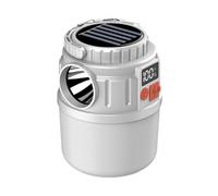 Compact Solar Lantern, Bright Outdoor Lamp, Stable Waterproof Light, Reliable Hiking Survival Camping Gear, Decorative Backyard Patio Garden Illumination, Portable Lighting for Home, Travel, 163g