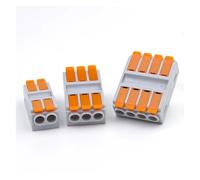 Compact Splicing Butt Wire Connector Plug-in Conductor Terminal Block 2/3/4/5/6Pin Quick Wiring Connector 41A NWPNLXEA(226-2,50PCS)