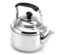 Compact Stainless Steel Whistling Tea Kettle - 3L/4L/5L, Fast Heating for Small Kitchens & All Stovetops(3L)