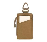 Compact Zipper Wallet - Outdoor Bag for Travel | 10x7cm Carabiner Case with Secure Zip, Nylon Frame with Waterproof Design, Pocket Organizer with Easy Access, Wallet Stand for Hiking Surf