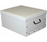 Compacteur Anton 50 x 40 x h.25 cm, gris et blanc
