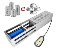 Compacteur Canette BièRe Broyeur de canettes de soda, broyeur électrique en aluminium, broyeur automatique, compresseur portable, un seul bouton, utilisation horizontale et verticale, utilis