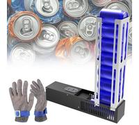 Compacteur Canette BièRe Broyeur de canettes de soda en aluminium. Recyclage électrique des canettes en aluminium. Éjection automatique. Broie 8 canettes à la fois. Canettes de soda et de bi