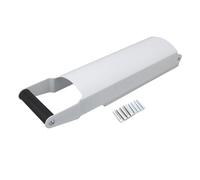 Compacteur de canettes en aluminium, broyeur de canettes métalliques pour le recyclage, écraseur de canettes écologique et peu encombrant avec poignée de pression facile pour les (Blanche)