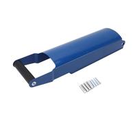 Compacteur de canettes en aluminium, broyeur de canettes métalliques pour le recyclage, écraseur de canettes écologique et gain de place, conçu en alliage d’aluminium de qualité (Bleue)