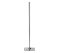 Compacteur de Poubelle Extérieur Manuel, Acier Inoxydable, Argenté | Outil de Compactage pour Déchets et Boîtes, Poignée Ergonomique, Usage la Cuisine et Espaces Publics
